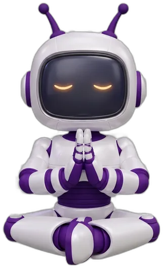 Atlas meditating — the calm center of every signal